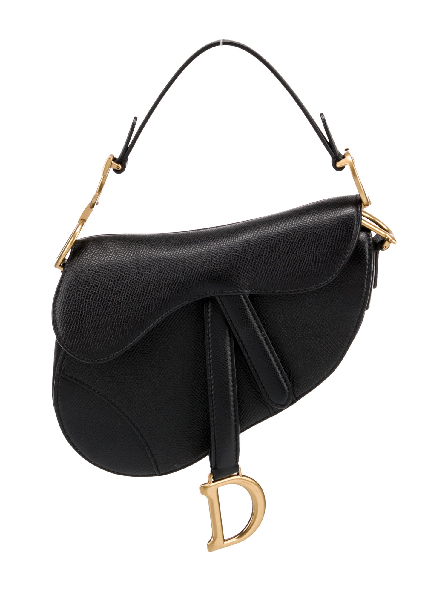 Christian Dior Leather Saddle Mini