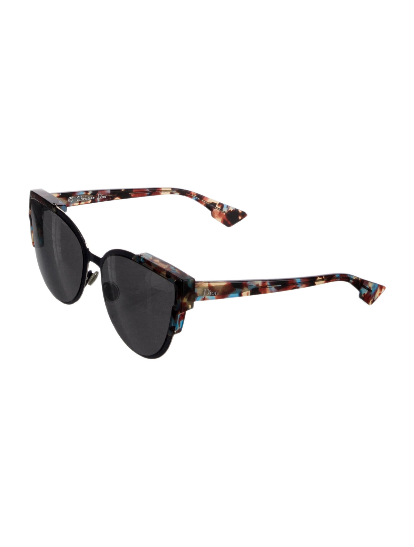 小物 Christian Dior Sunglasses l Italy Christian Dior 435532 Square Sunglasses - Blue Sunglasses