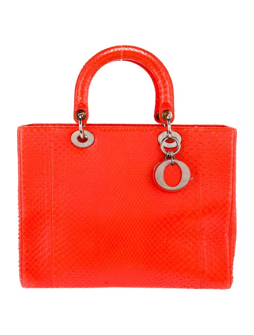 Christian Dior Python Lady Dior Large