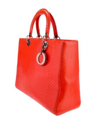 Christian Dior Python Lady Dior Large