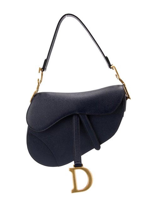 Christian Dior Saffiano Leather Saddle