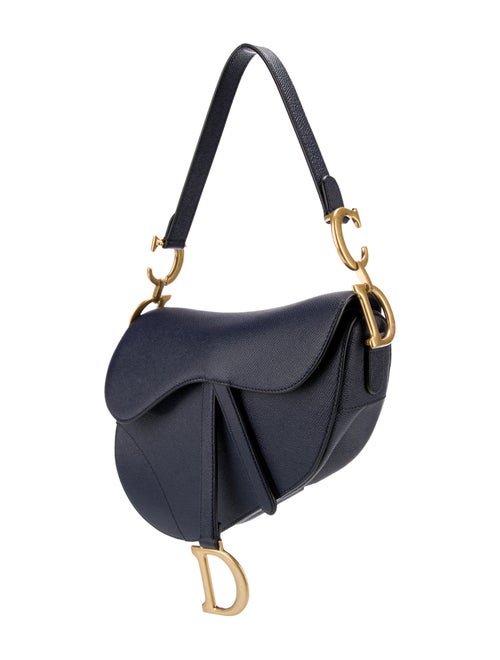 Christian Dior Saffiano Leather Saddle