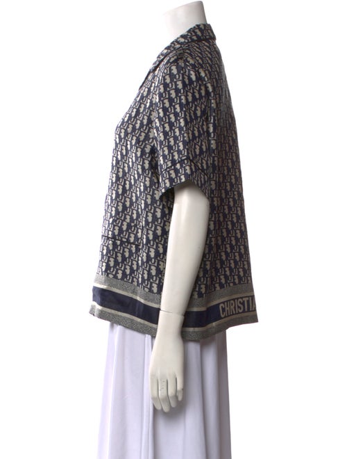 Christian Dior Silk Printed Blouse