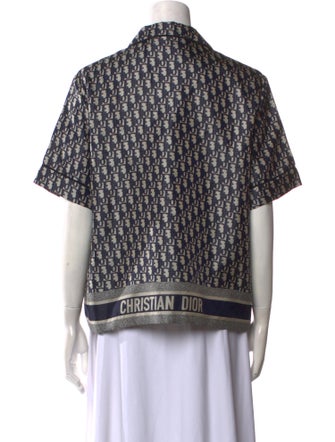 Christian Dior Silk Printed Blouse