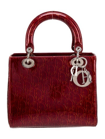 Christian Dior Handle Bags Cannage Lady Medium Vintage