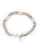 Christian Dior Two-Tone CD Icon Link Bracelet