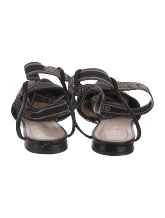 Christian Dior Tassel Accents Mules