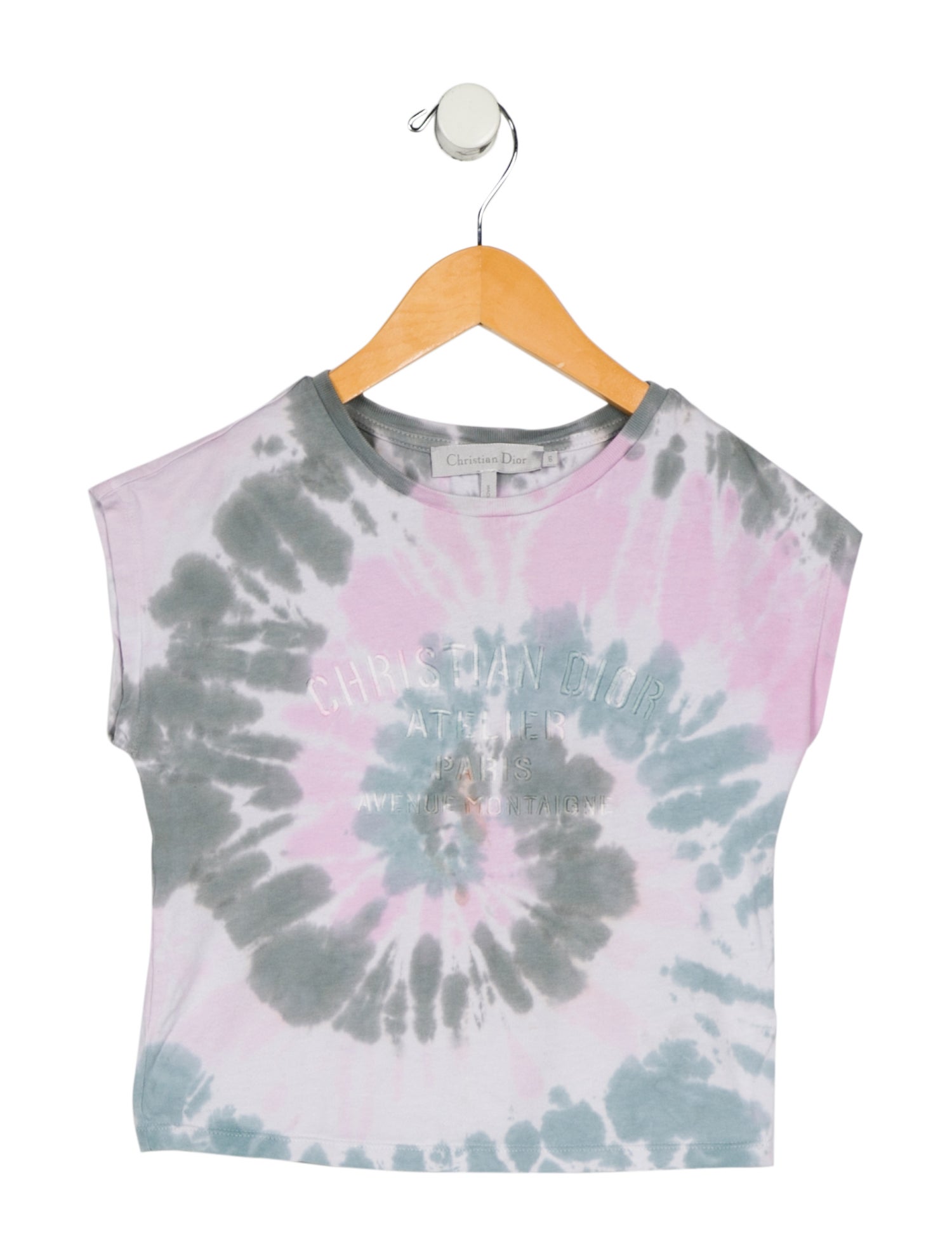 Christian Dior Toddler Girls' Printed Embroidered Sleeveless Top