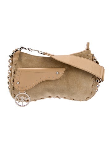 Christian Dior Shoulder Bags Suede Bag