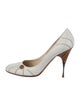 Christian Dior Cannage Pattern Leather Pumps