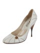 Christian Dior Cannage Pattern Leather Pumps