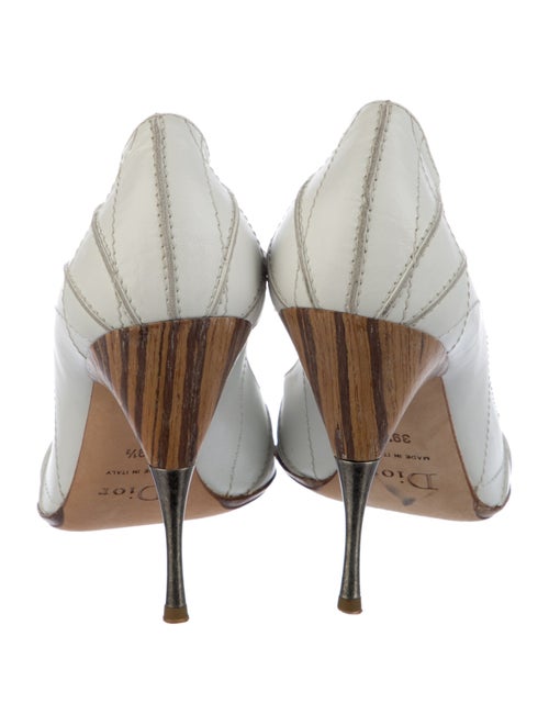 Christian Dior Cannage Pattern Leather Pumps