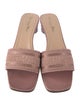 Christian Dior Embroidered Accent Slides