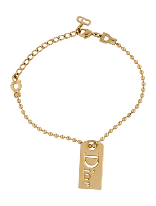 Christian Dior Logo Charm Bracelet