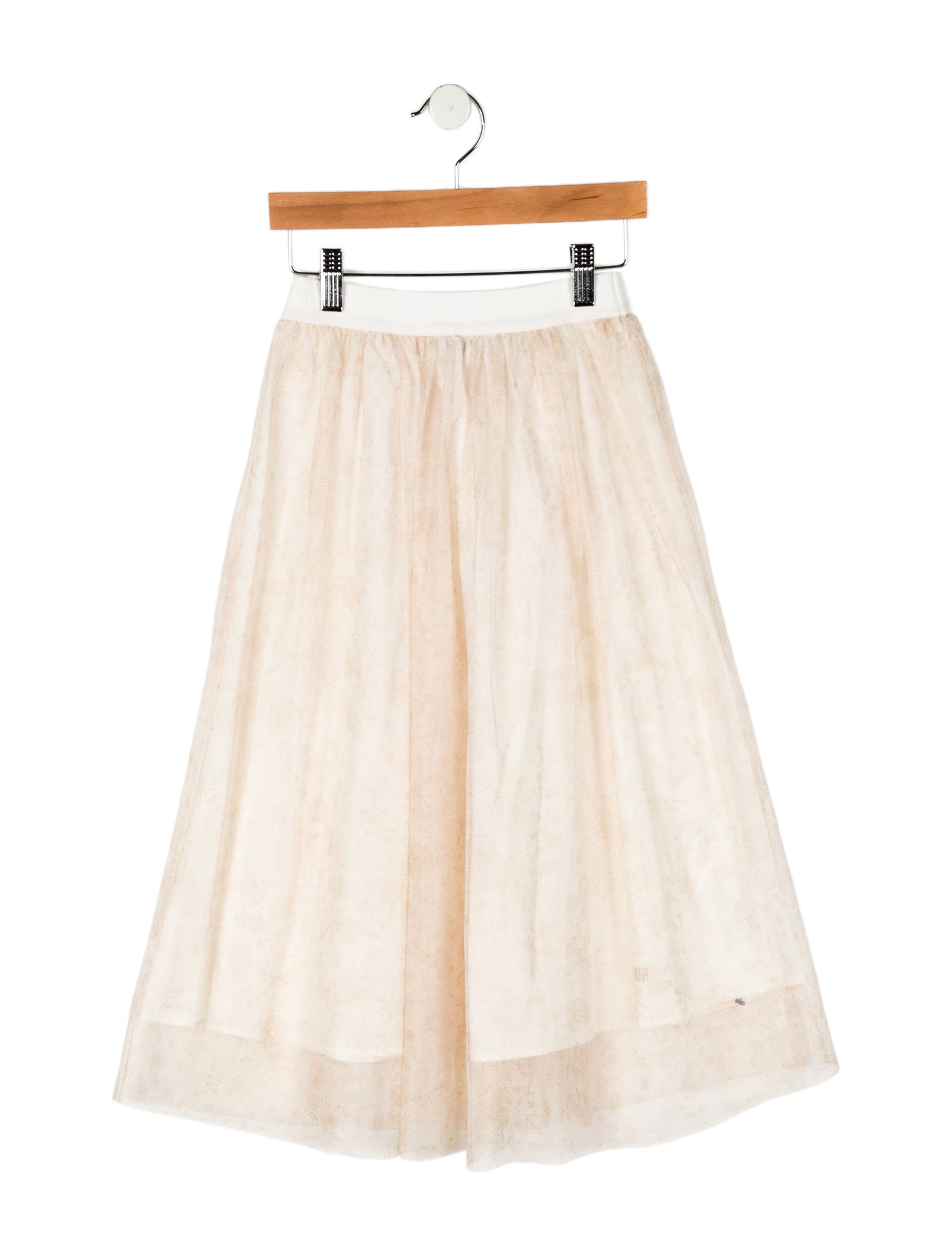 Christian Dior Girls' Printed Maxi Skirt