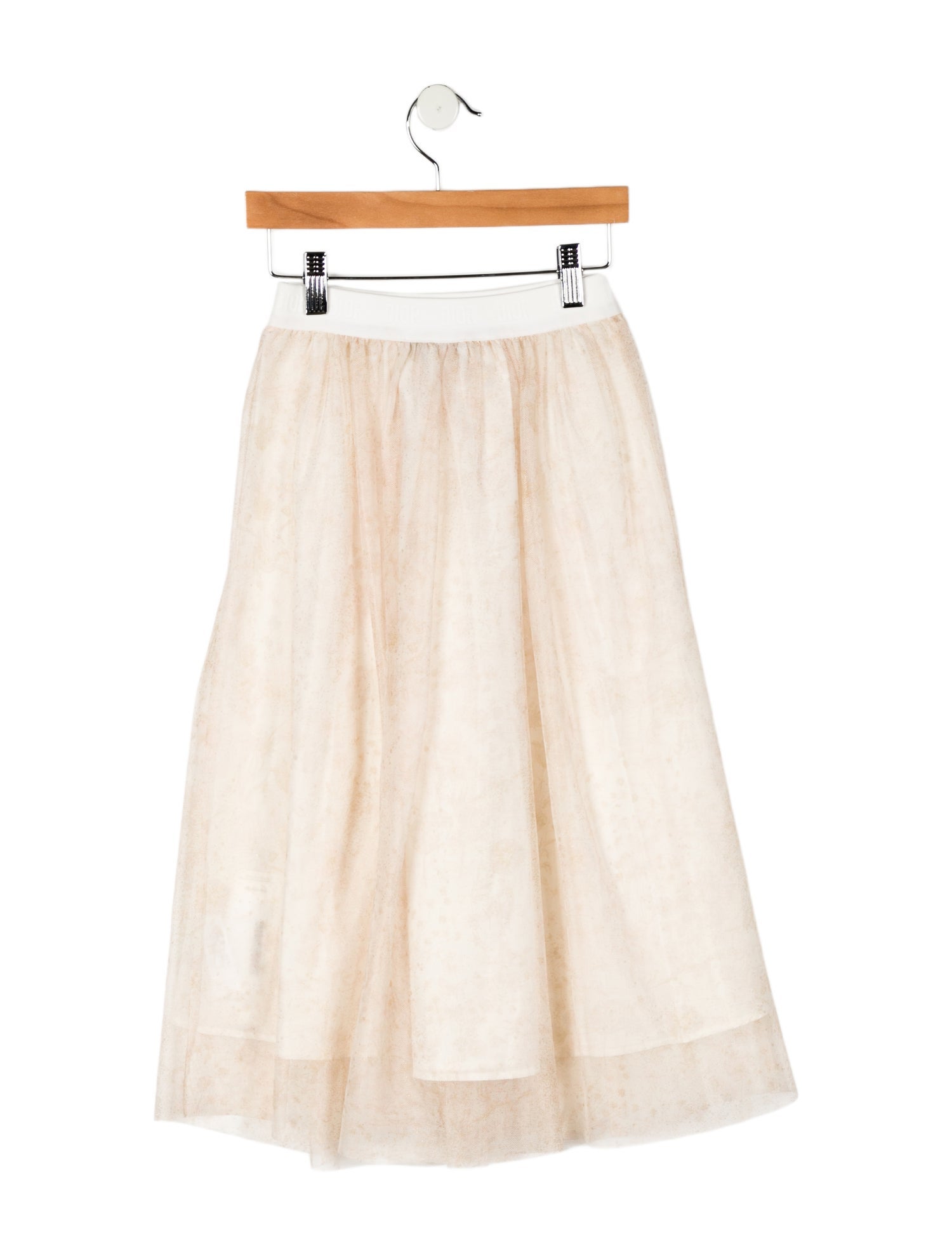 Christian Dior Girls' Printed Maxi Skirt