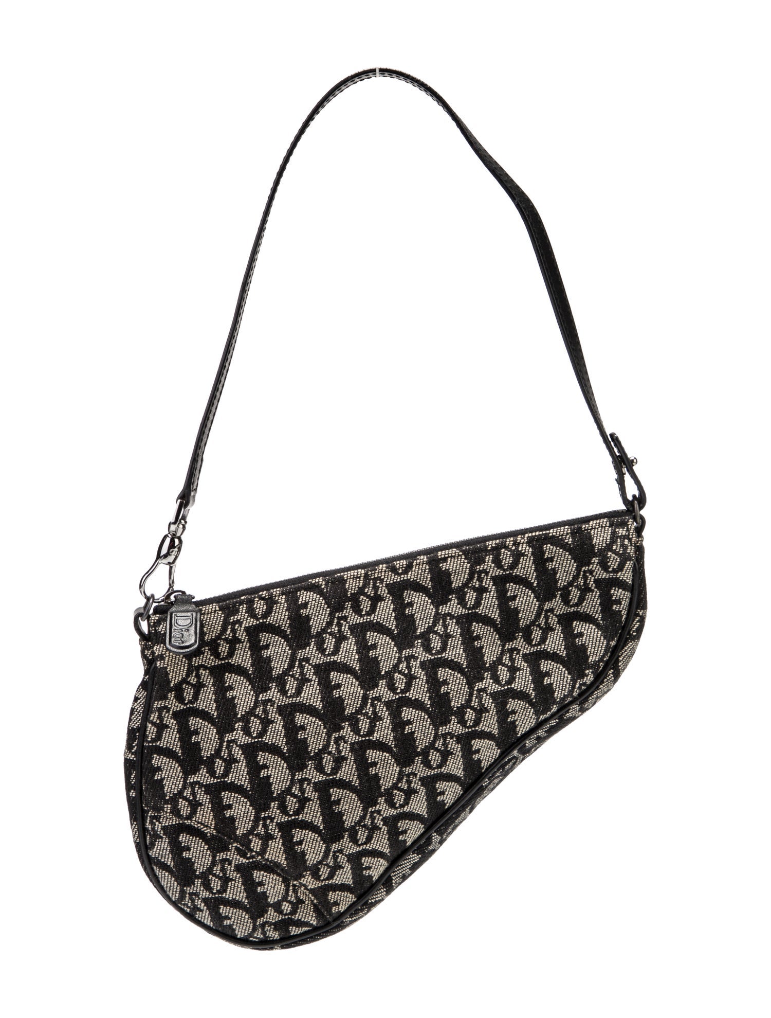 Christian Dior Diorissimo Saddle Pochette Vintage