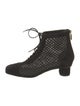 Christian Dior Suede Lace-Up Boots