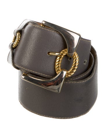 Christian Dior Belts Wide Leather Belt M