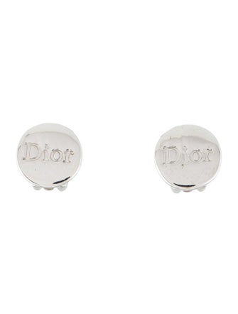 Christian Dior Dior Logo Clip-On Earrings