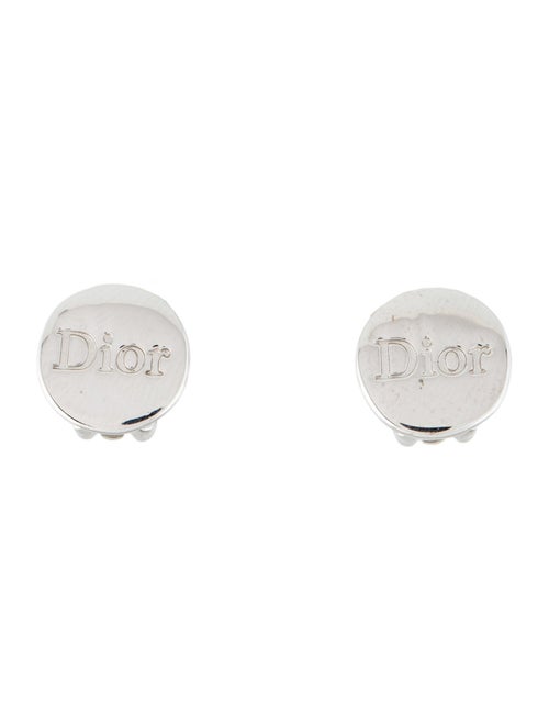 Christian Dior Dior Logo Clip-On Earrings