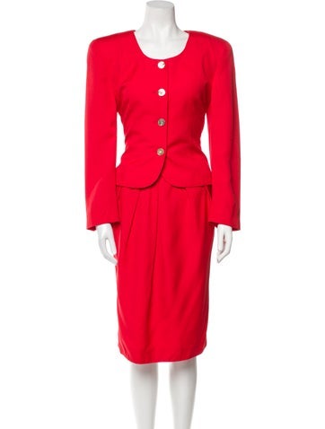 Christian Dior Suits and Sets Printed Cutout Accent Skirt Set L