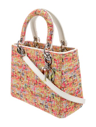 Christian Dior Tweed Lady Dior Medium