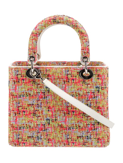 Christian Dior Tweed Lady Dior Medium