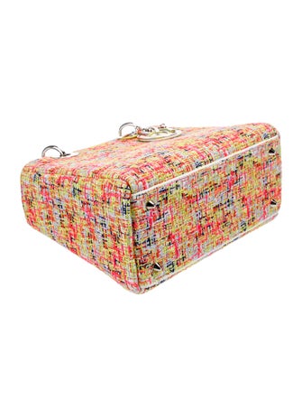 Christian Dior Tweed Lady Dior Medium