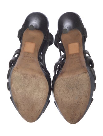 Christian Dior Vintage Leather Slingback Sandals