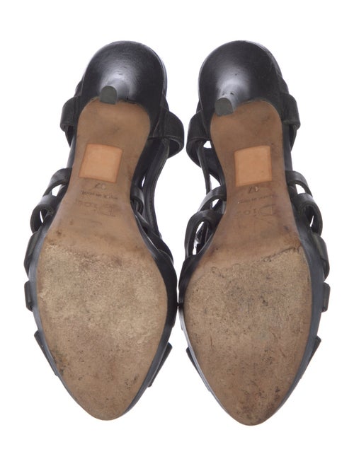 Christian Dior Vintage Leather Slingback Sandals
