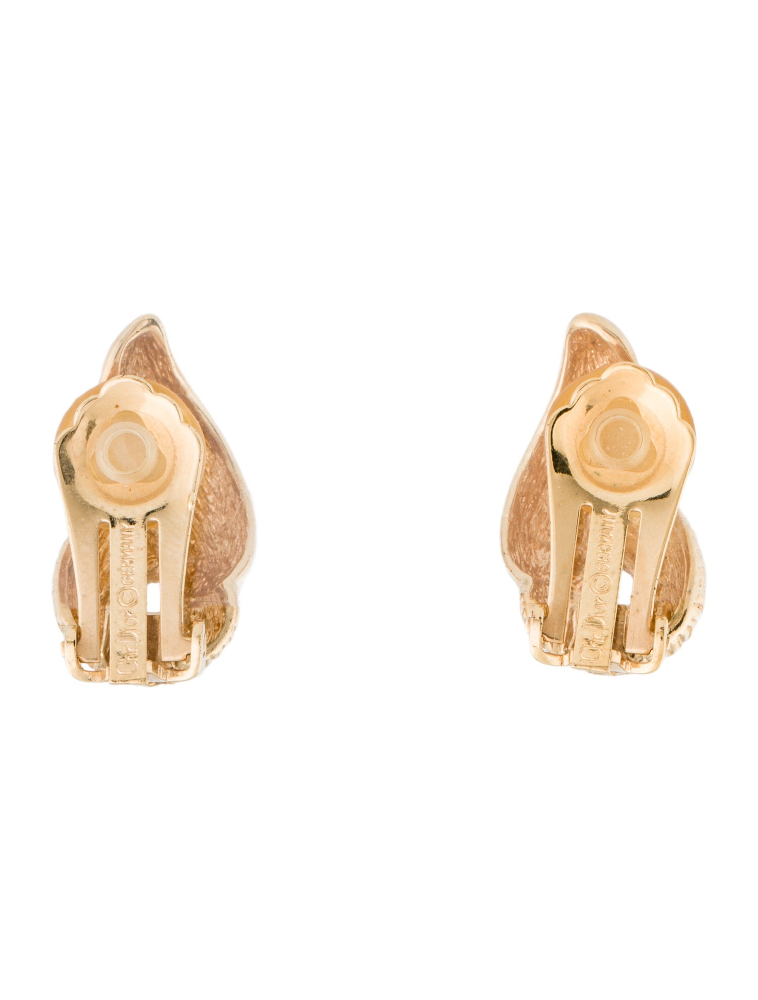 Christian Dior Vintage Clip-On Earrings