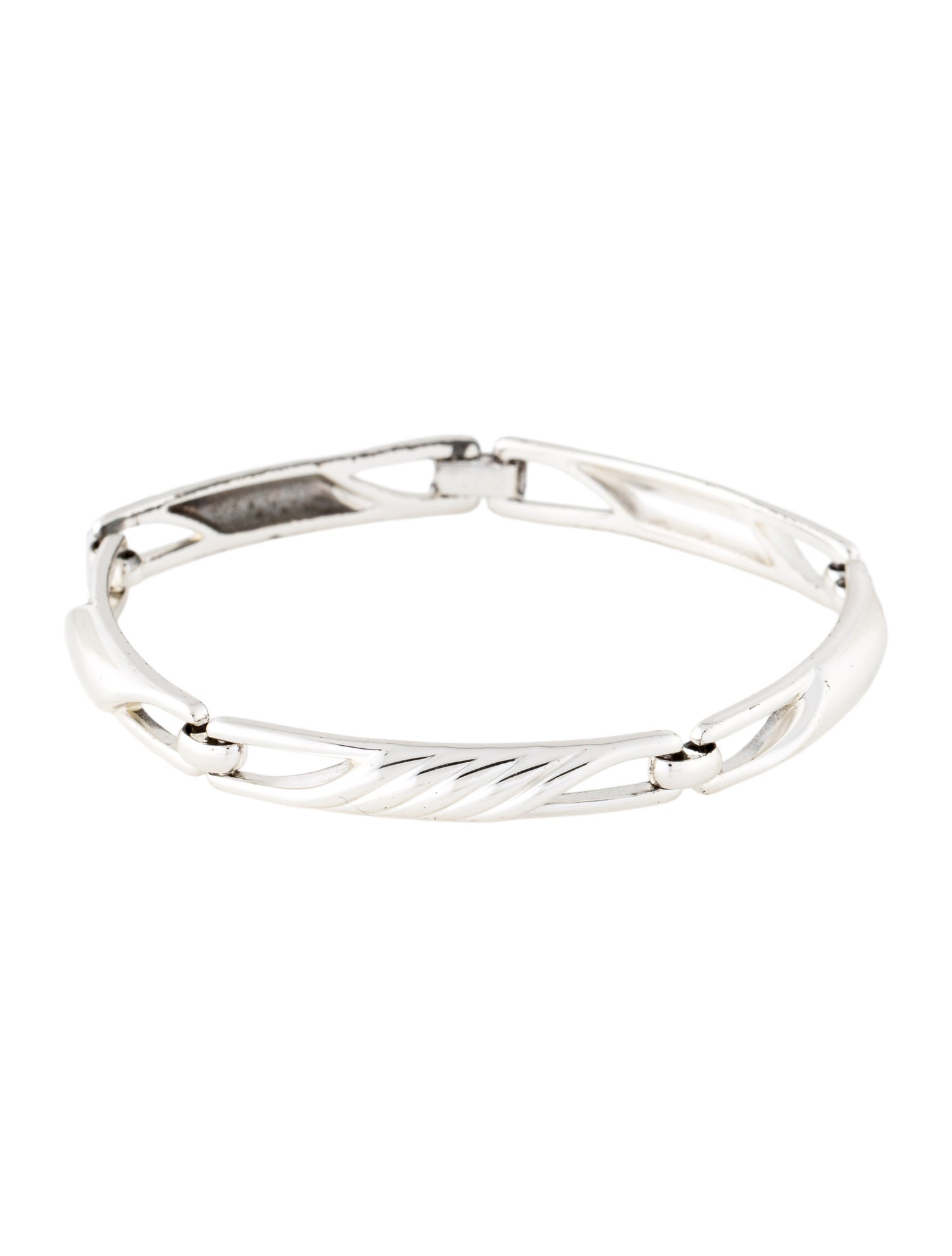 Christian Dior Vintage Textured Link Bracelet