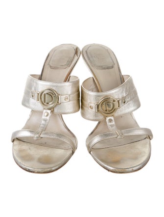 Christian Dior Leather Slides