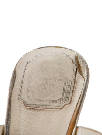 Christian Dior Leather Slides