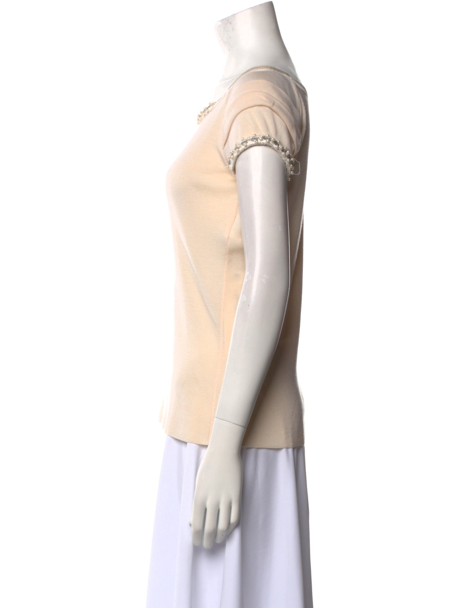 Christian Dior Wool Bateau Neckline Sweater