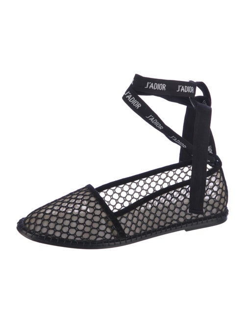 Christian Dior Mesh Printed Ballet Flats