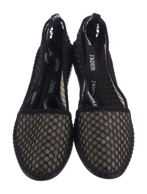 Christian Dior Mesh Printed Ballet Flats