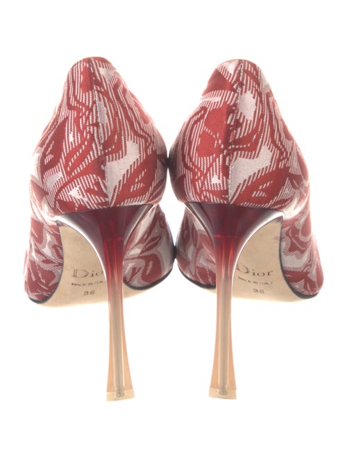Christian Dior Canvas Printed Pumps