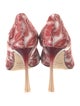 Christian Dior Canvas Printed Pumps