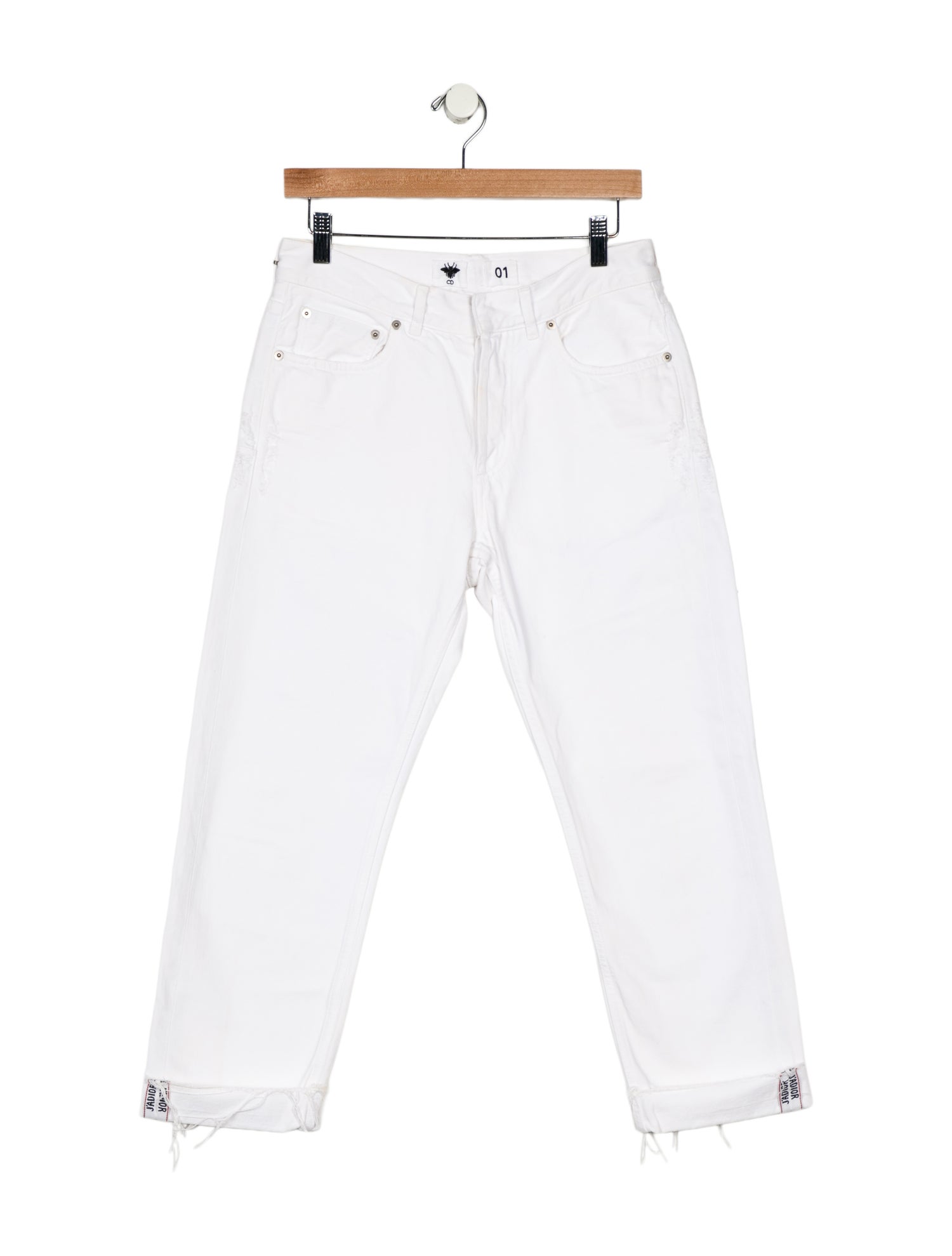 Christian Dior Mid-Rise Straight Leg Jeans