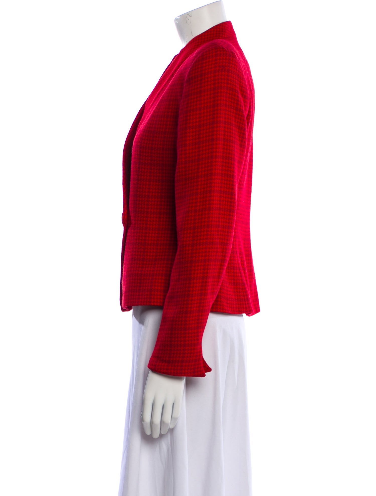 Christian Dior Wool Tweed Pattern Blazer