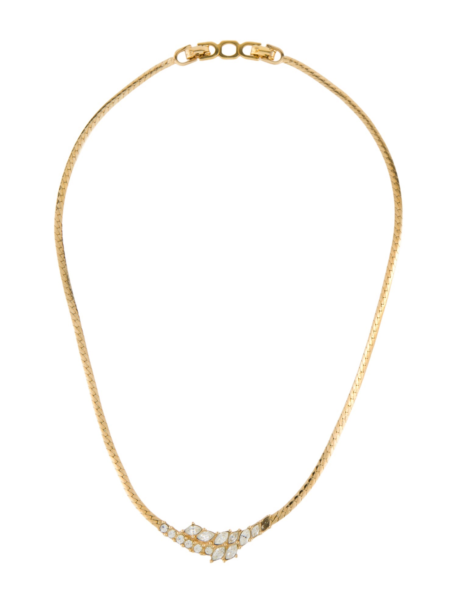 Christian Dior Vintage Crystal Collar Necklace