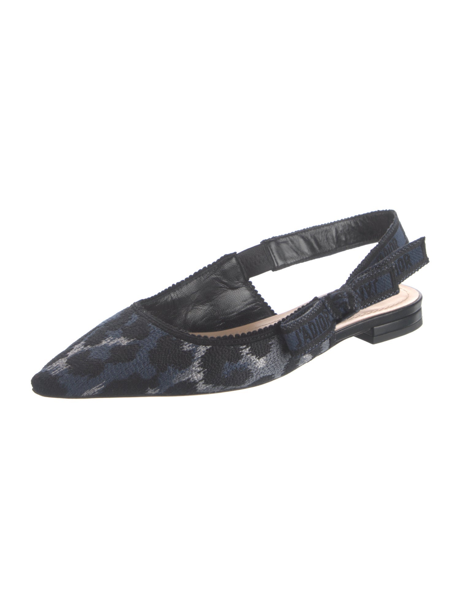 Christian Dior Printed Slingback Flats