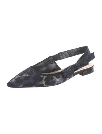 Christian Dior Printed Slingback Flats