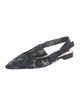 Christian Dior Printed Slingback Flats