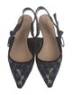 Christian Dior Printed Slingback Flats