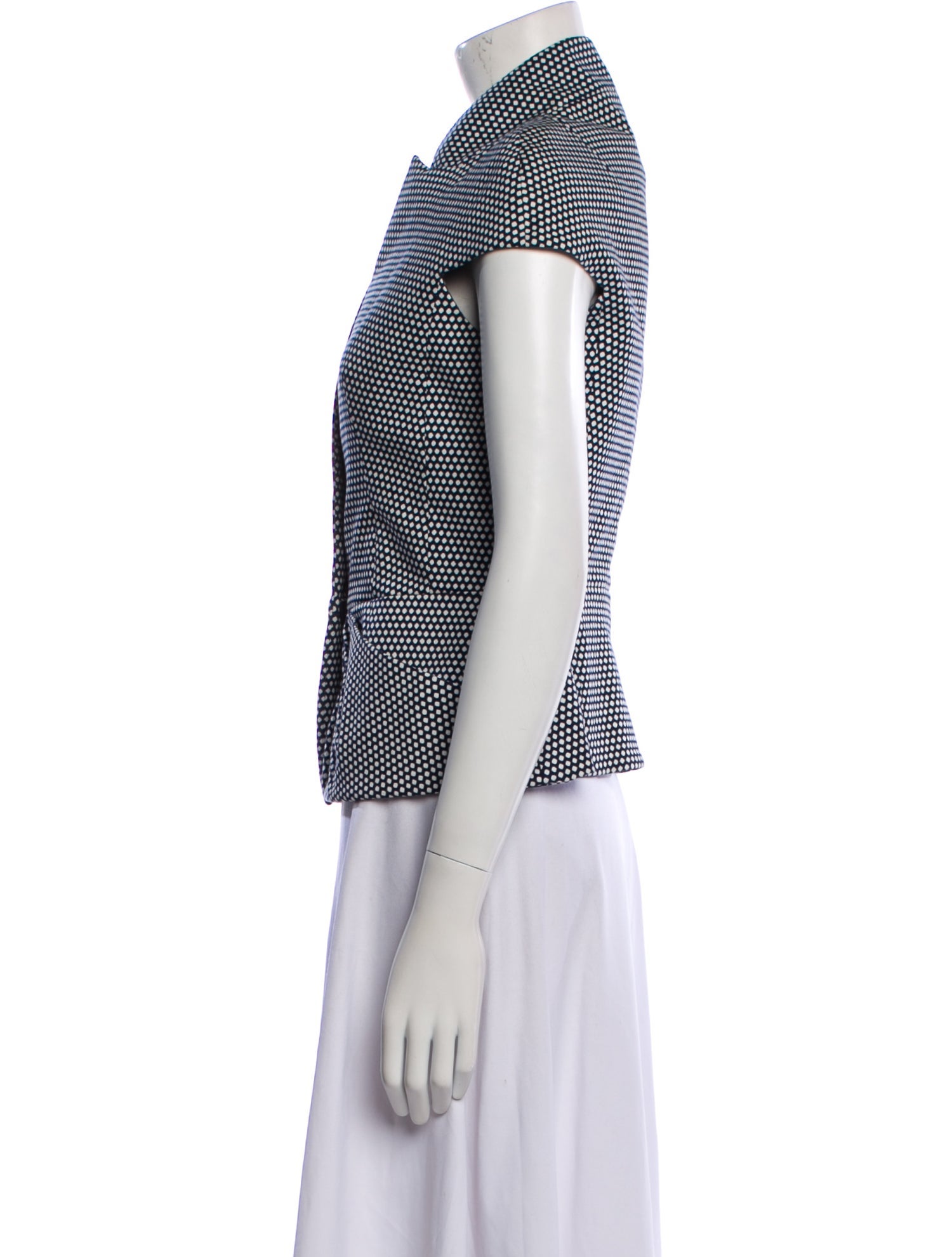Christian Dior 2012 Polka Dot Print Vest
