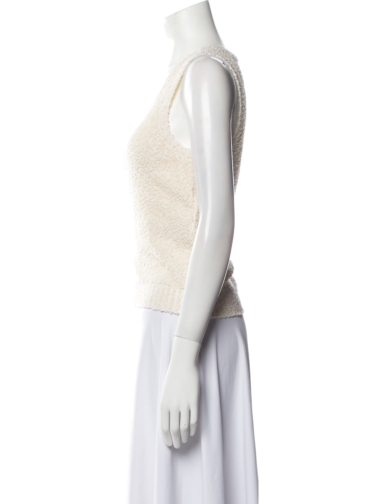 Christian Dior Scoop Neck Sleeveless Top