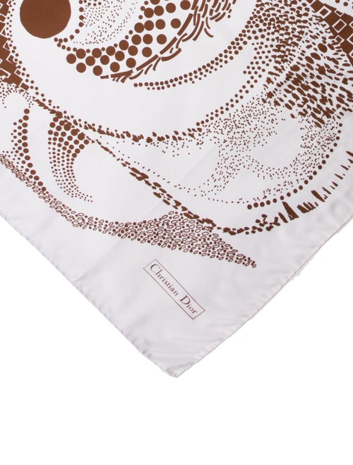 Christian Dior Silk Printed Scarf